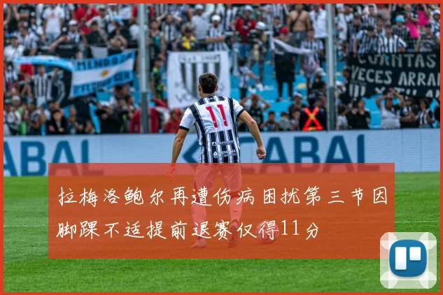 拉梅洛鲍尔再遭伤病困扰第三节因脚踝不适提前退赛仅得11分