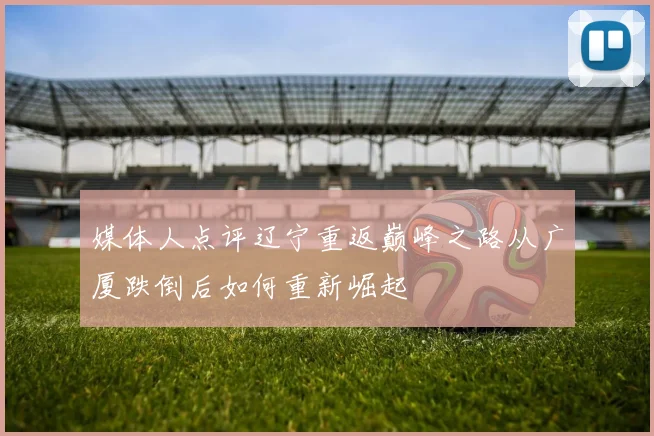 媒体人点评辽宁重返巅峰之路从广厦跌倒后如何重新崛起